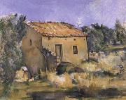 Paul Cezanne Abandoned House near Aix-en-Provence oil painting on canvas